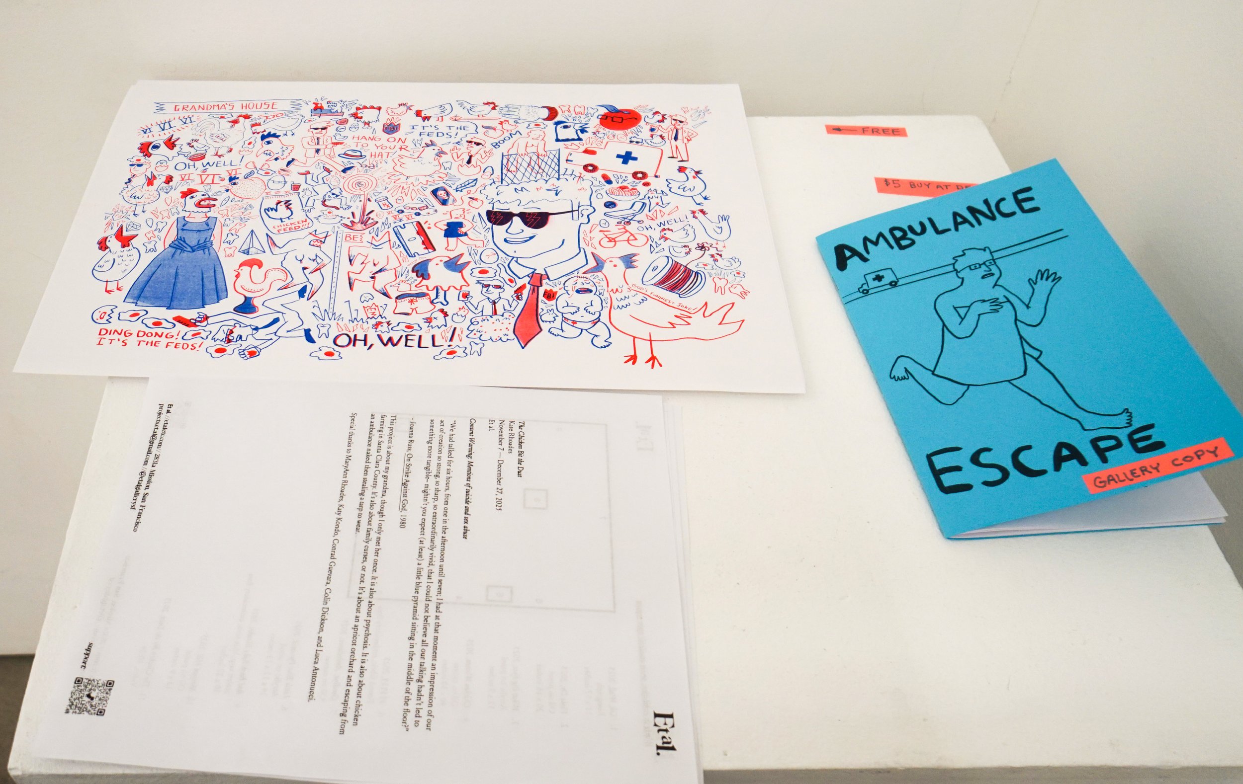  Kate Rhoades  Oh, Well,  2025 Risograph 11 x 17 inches 