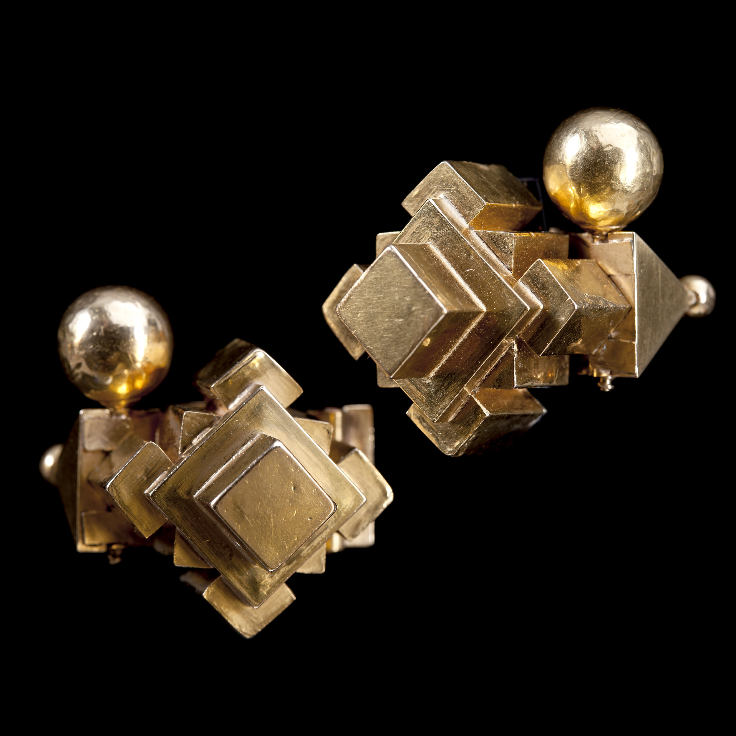 Gold Pampadam Earrings
