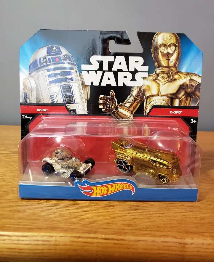 RARE STAR WARS HOT WHEELS R2-D2 & C-3PO VOLKSWAGON VW VAN CHASE 2-PACK MOSC