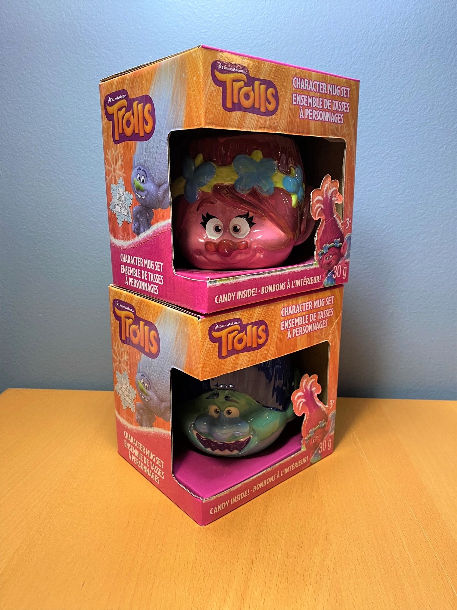 Tasse Les Trolls Poppy Micro onde Disney mug plastique gobelet enfant pas  cher 