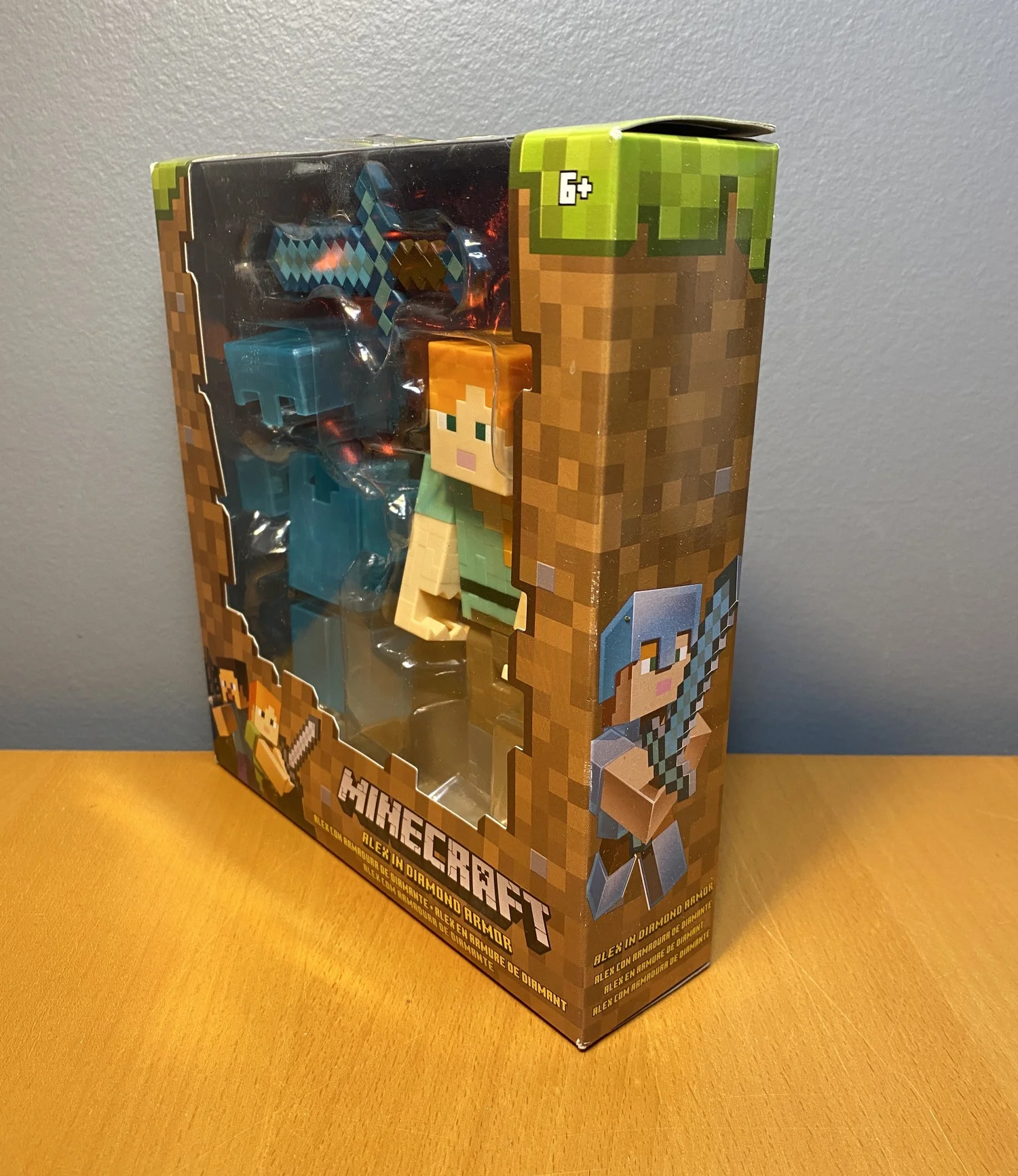 Minecraft Alex in Diamond Armor Large Scale Action Figure — Toys
