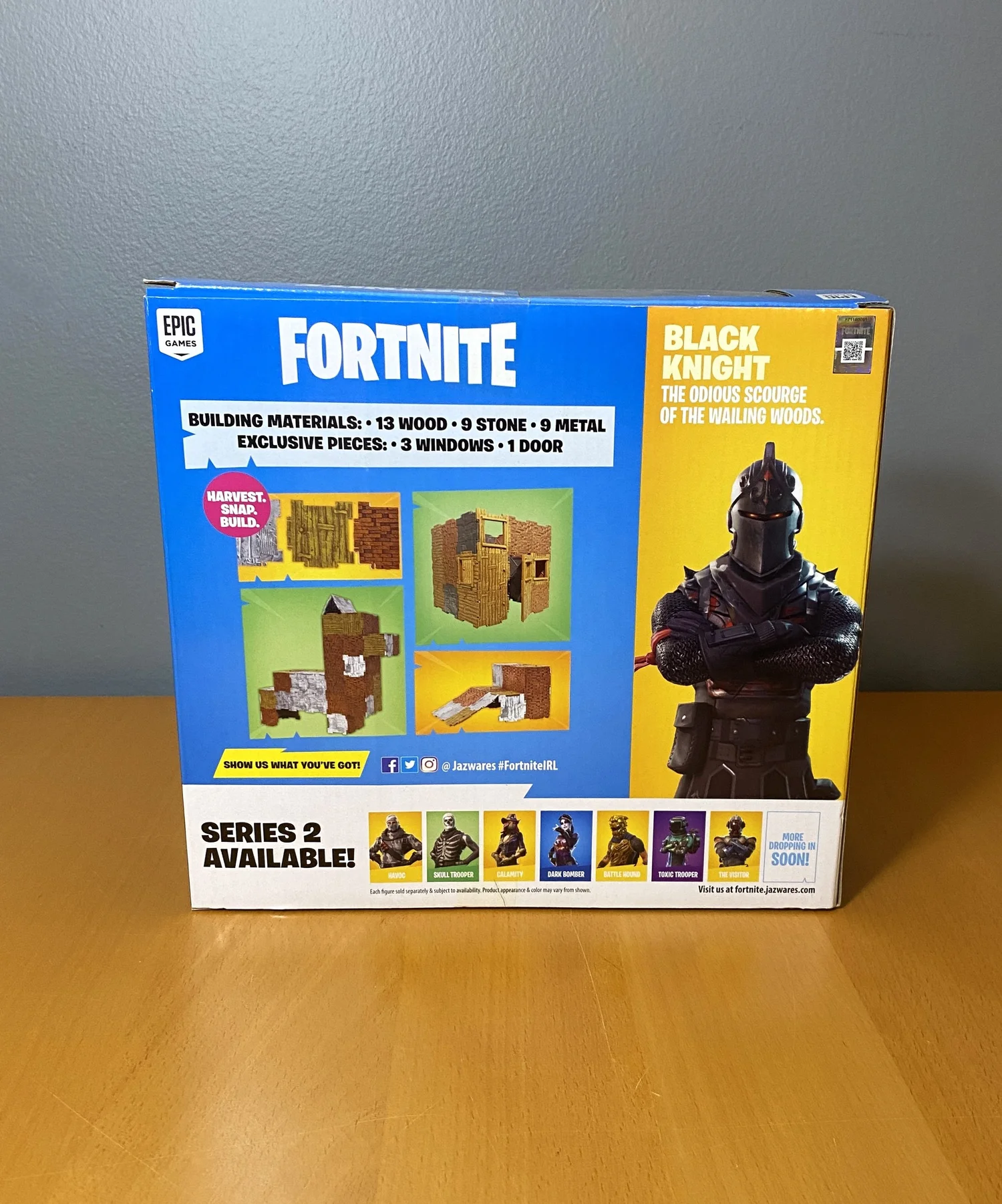 ゲームキャラクター FORTNITE 1X1 BUILDER SET BLACK KNIGHT Fortnite Black Knight 1X1 Builder Set - Shop Playsets at H-E-B