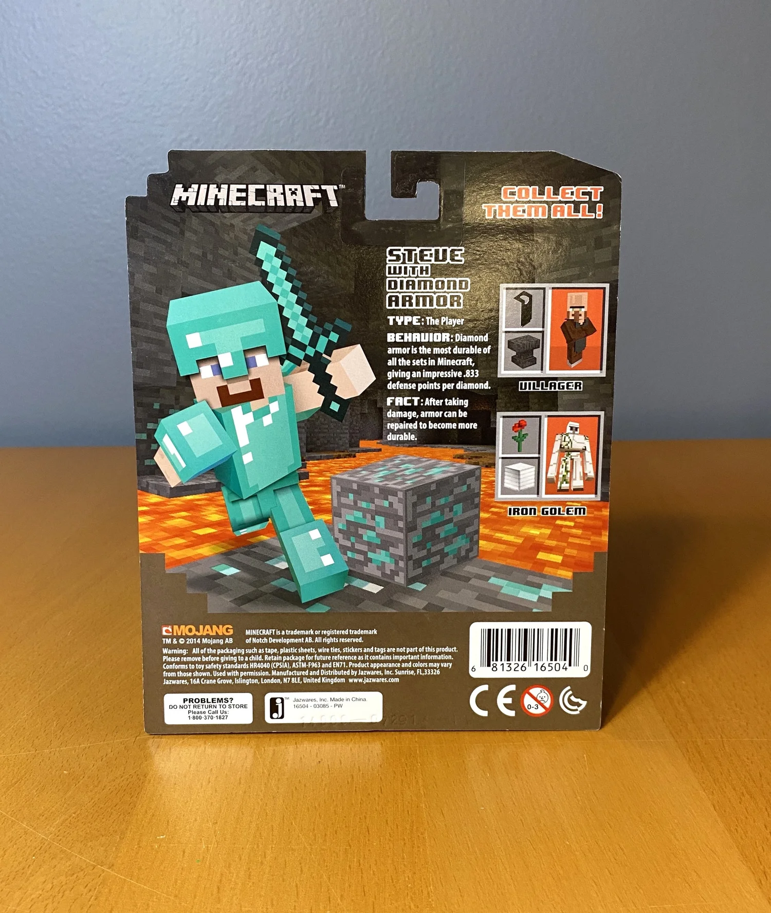 Minecraft Diamond Armor Steve Minecraft Action Figure Minecraft