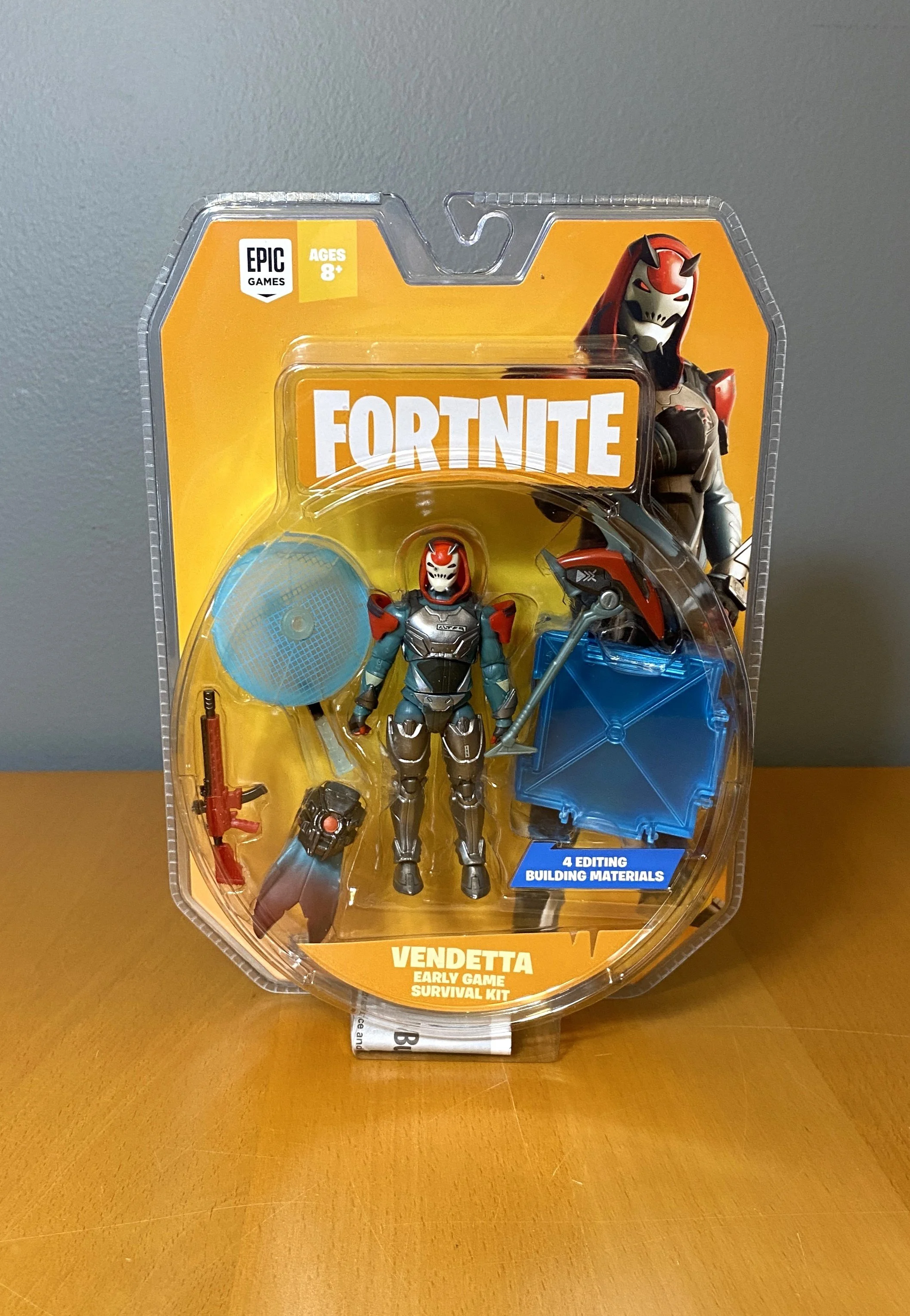 Fortnite Early Game Survival Kit Figure Pack, Vendetta