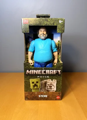 Jack Black Steve Movie Action Figures For Sale Mattel A Minecraft