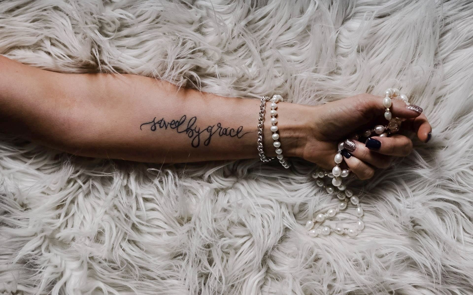 Saved by Grace Tattoo
