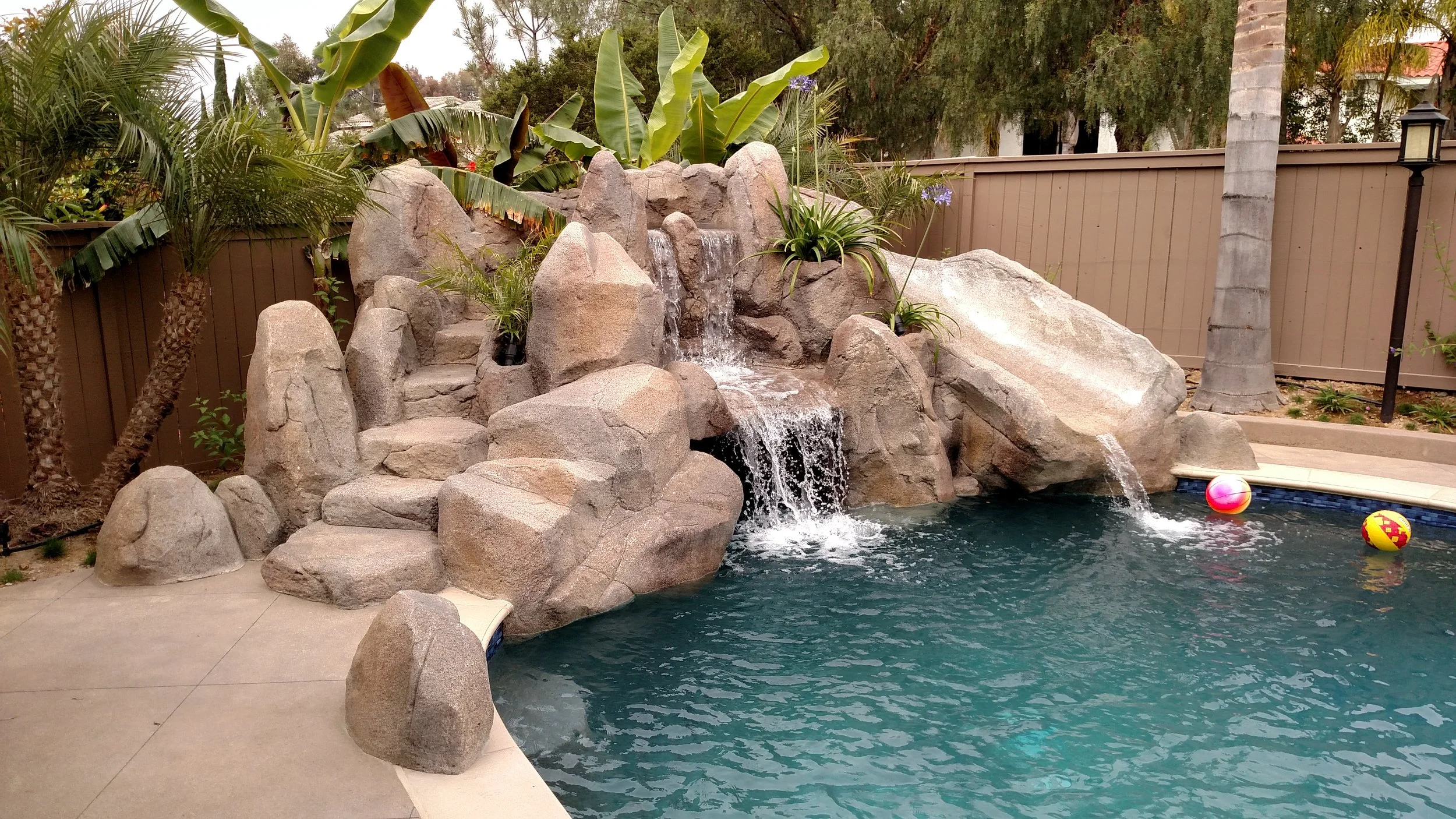Making Fake Rock Waterfalls for Pools
