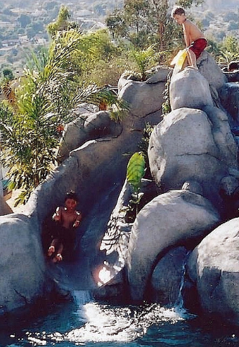 How To Build A Concrete Pool Slide