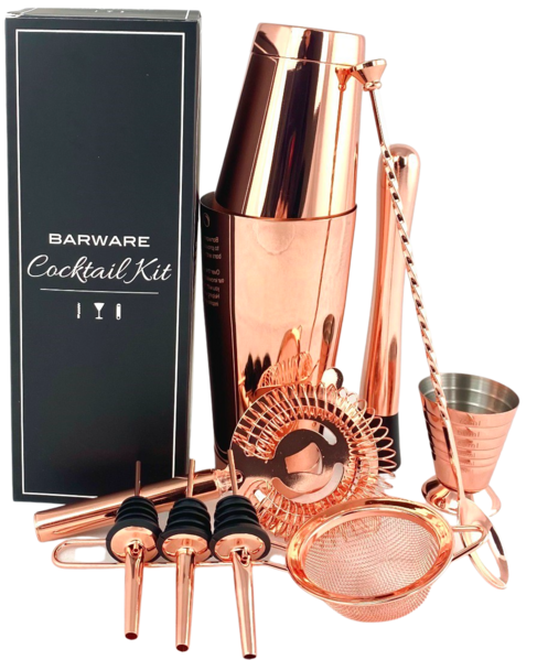 The Complete at Home Bar Kit - Copper
