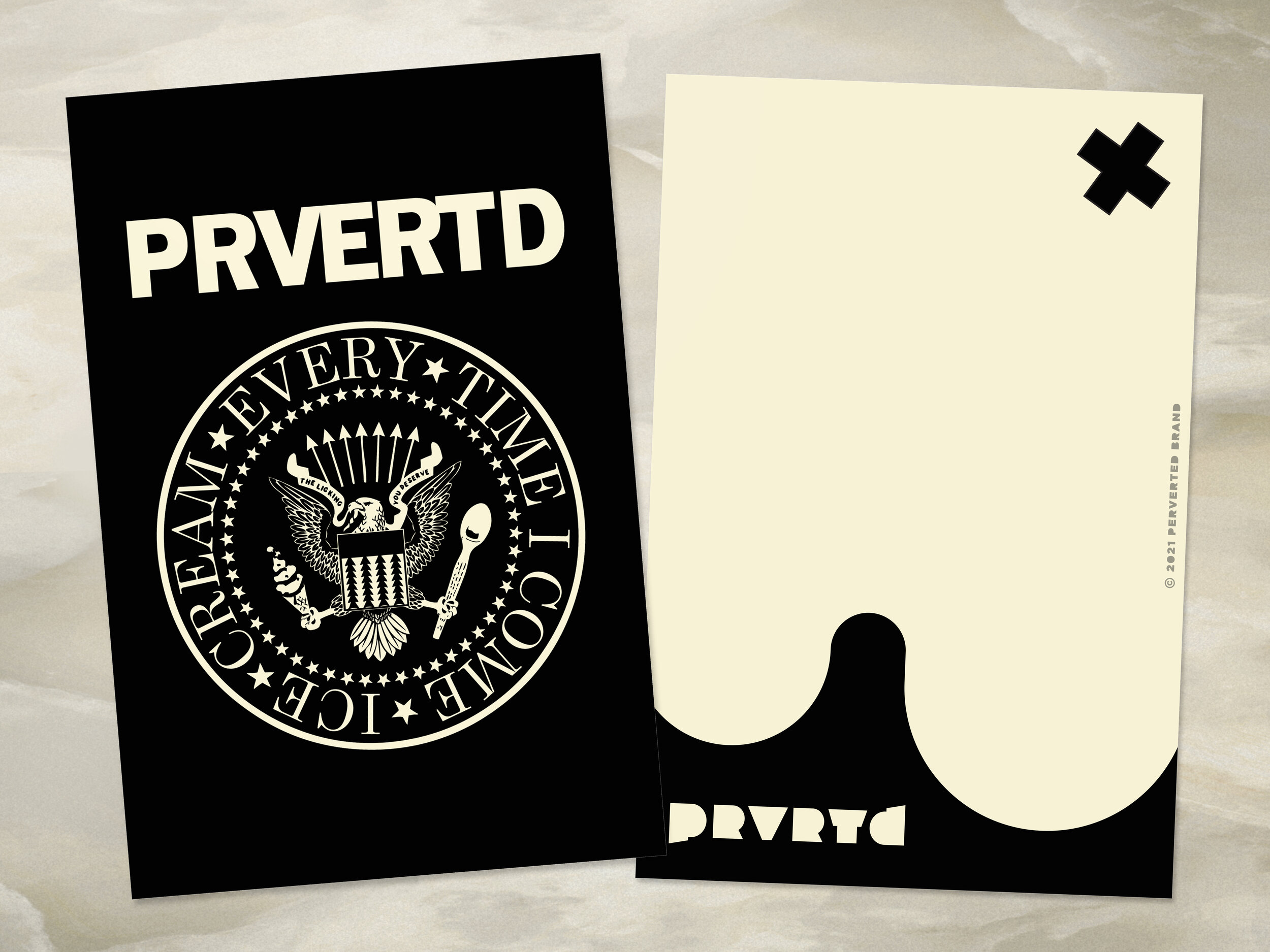 PRVERTED RAMONES CARDS CLOSE .jpg