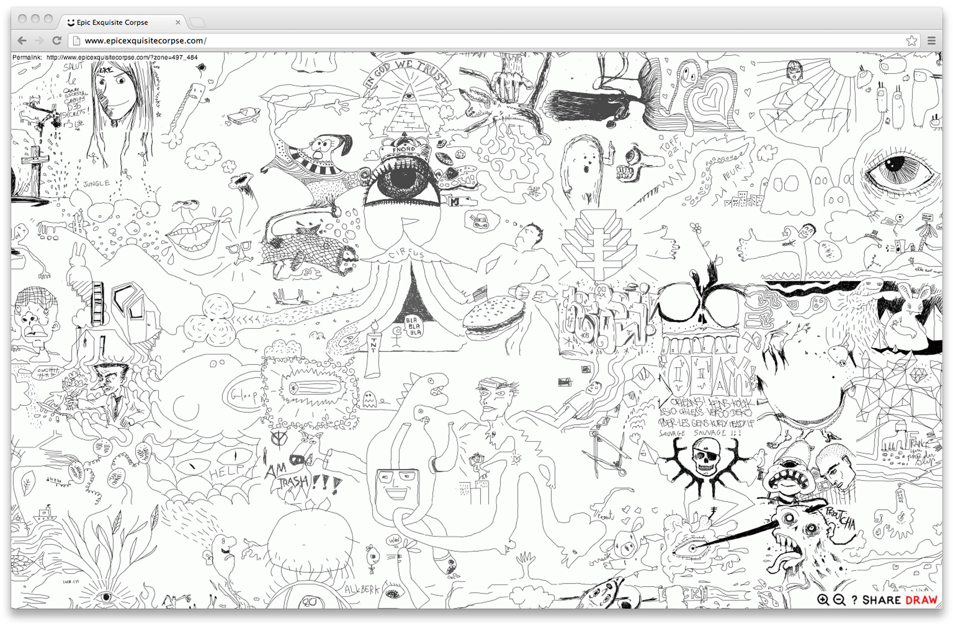 I designed and developed most of the website as a personal project to gain digital experience. It hosted more than 70 000 drawings from 172 countries and is one of the biggest collaborative artwork ever made.