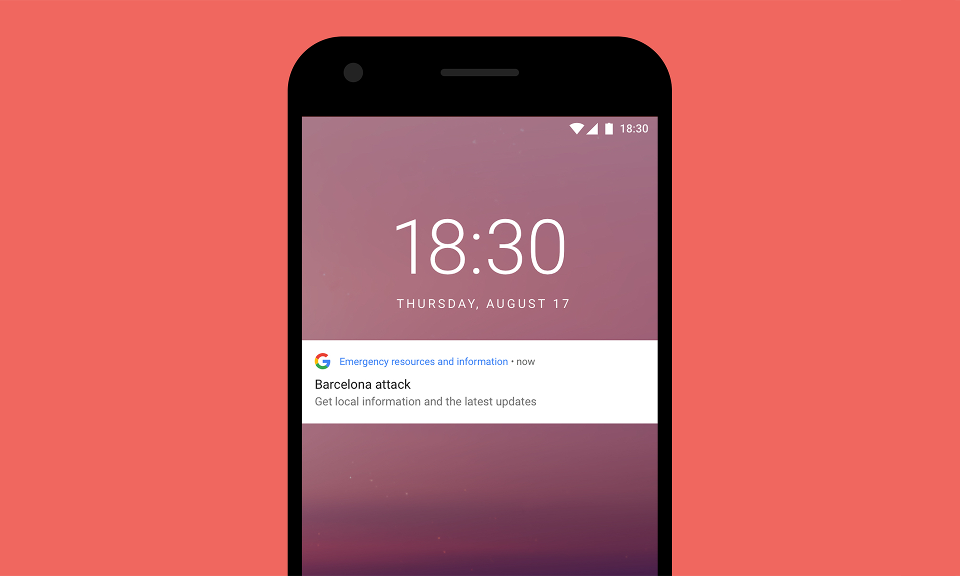 SOS alerts is a new set of features in Google products to help you quickly understand what’s going on and decide what to do during a crisis.