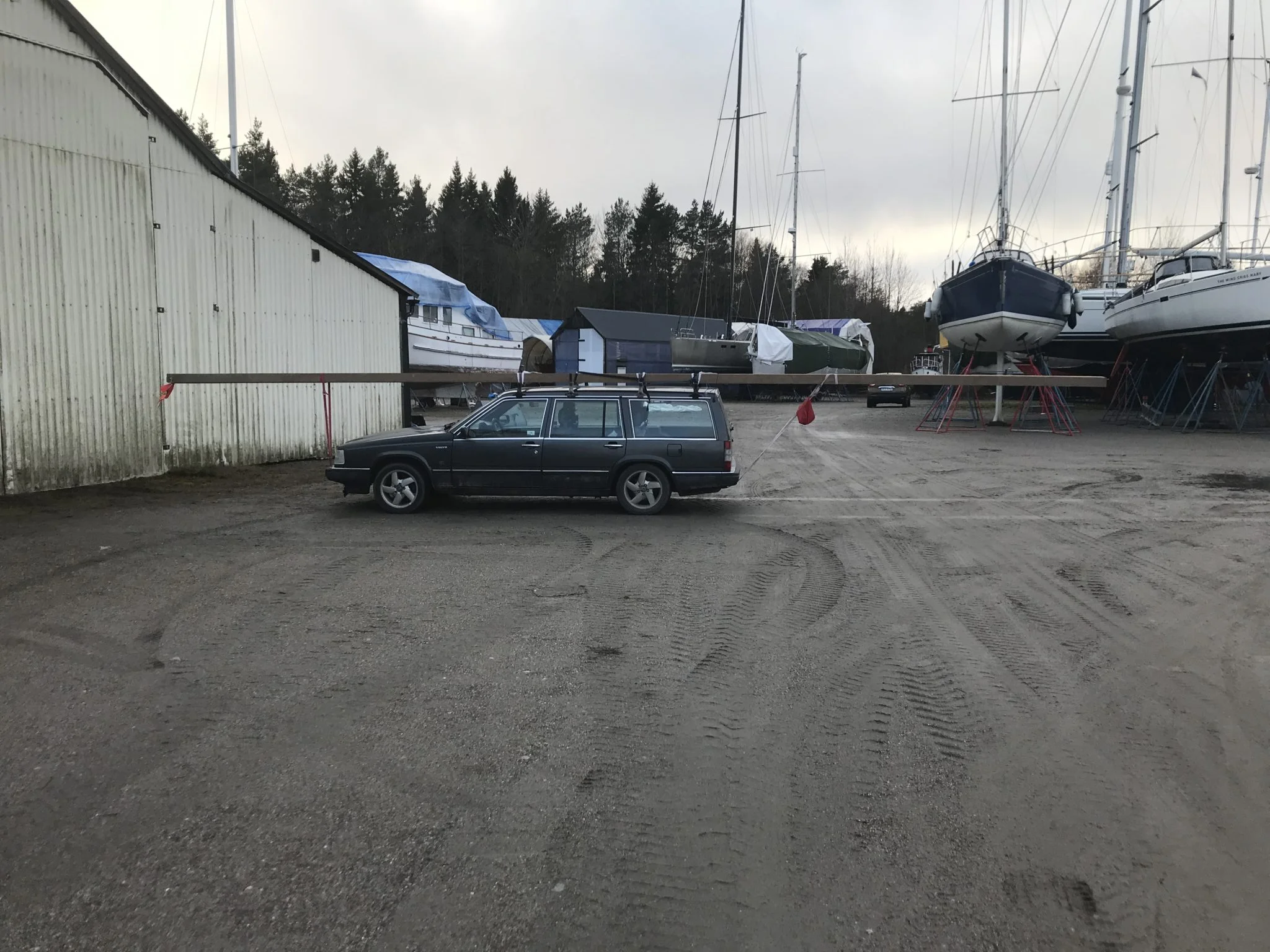 Mastvirke en bit på 10,5 meter. En typiskt bra att ha en lång bit för framtidens projekt.