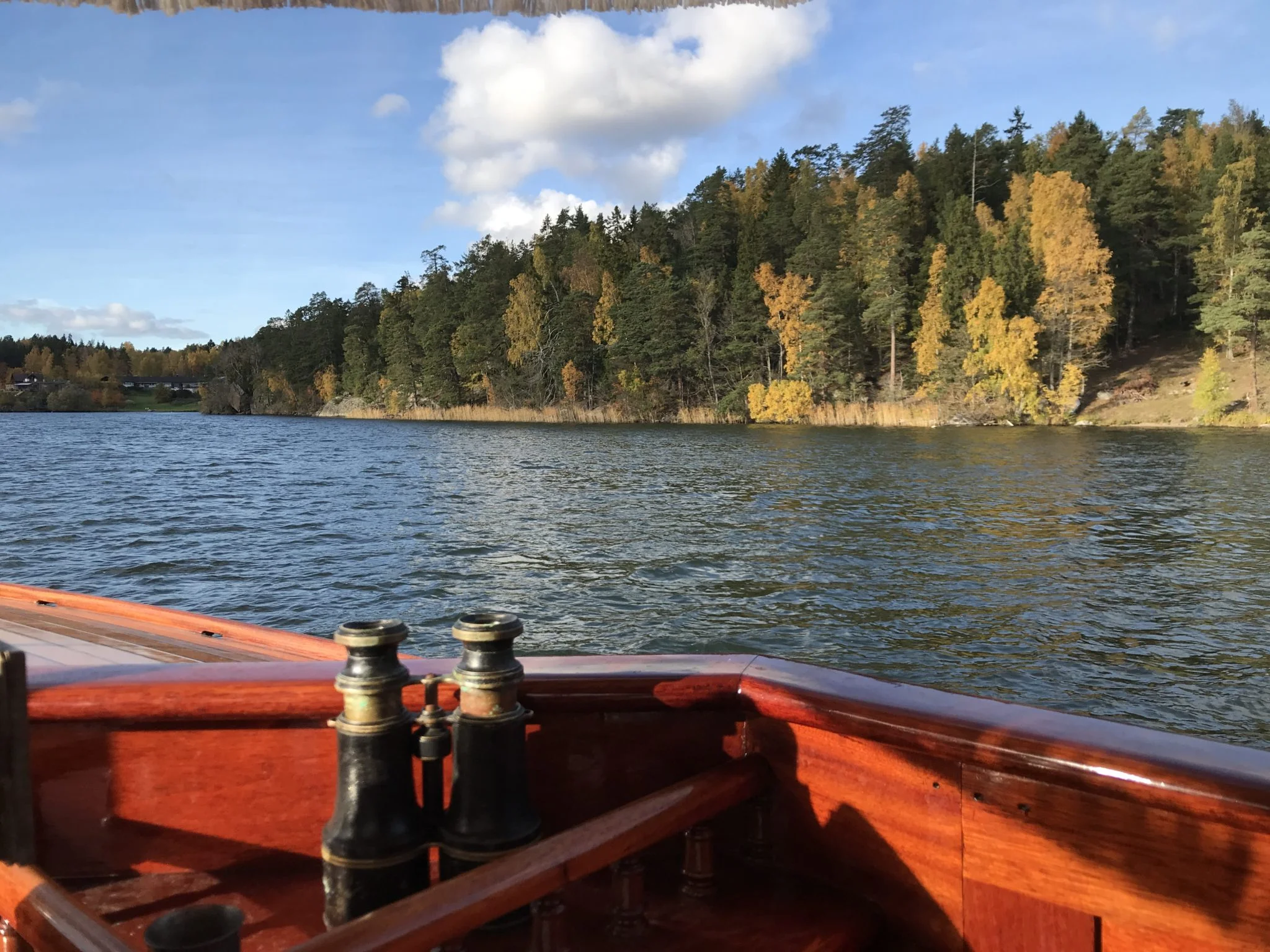 På väg till Björkö.