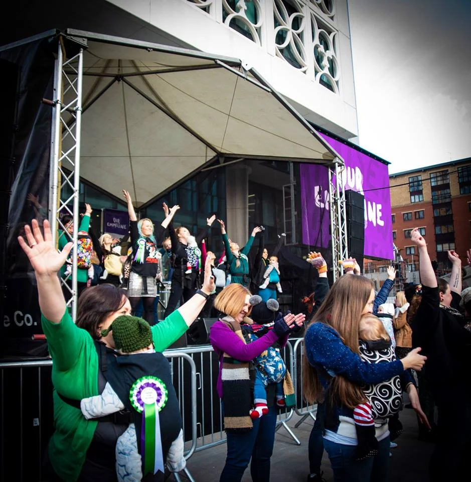 Performing “This is Me” at the unveiling of the Emmeline Pankhurst Statue Dec 2018