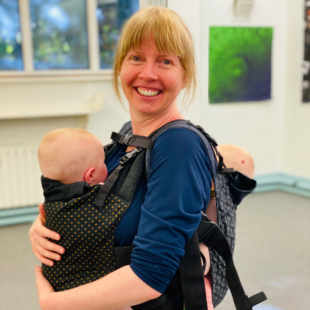 Babywearing dance Dance Like a Mother. Mum and baby class in