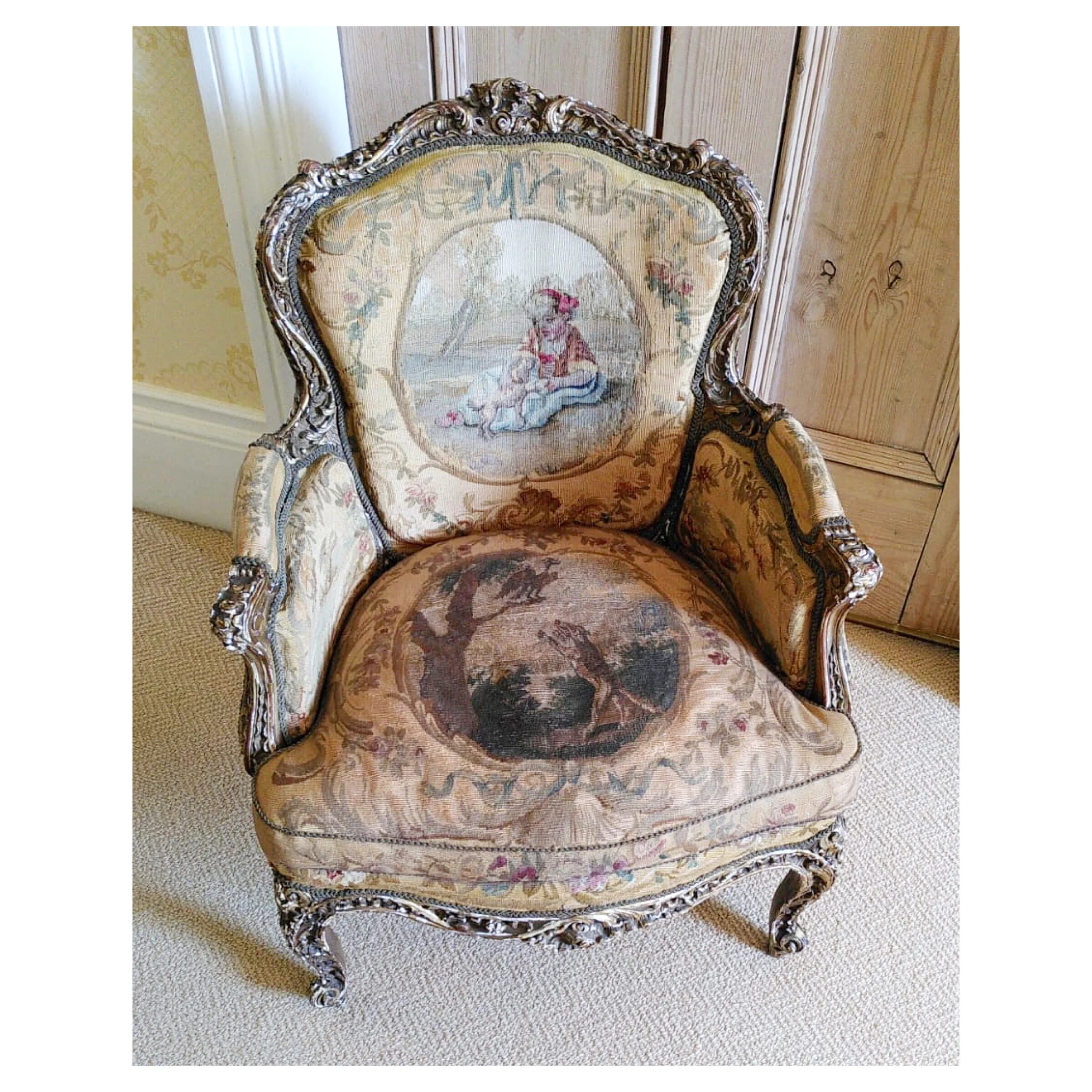 19th Century Child-Sized Bergère