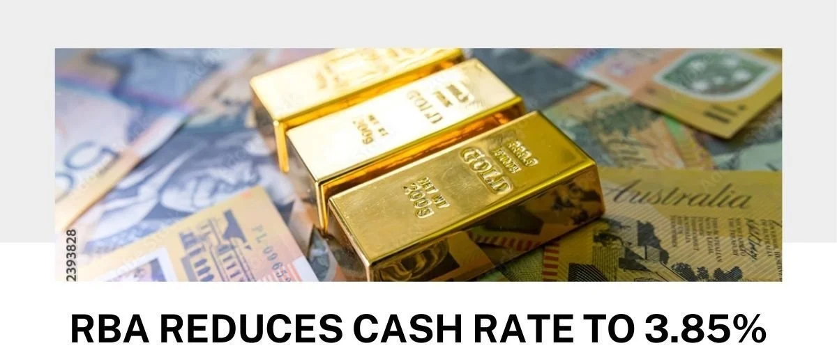 RBA cuts cash rate to 3.85%