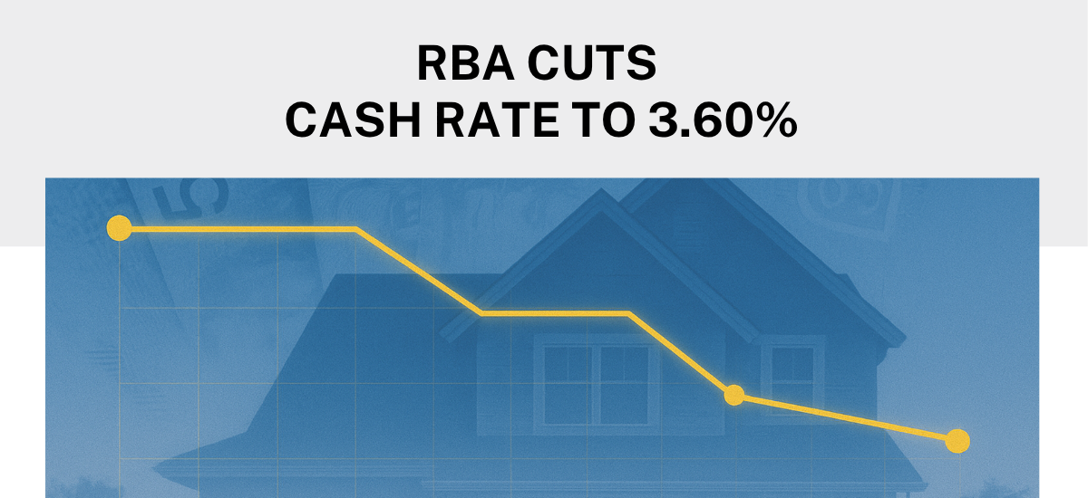 RBA cuts cash rate to 3.60%