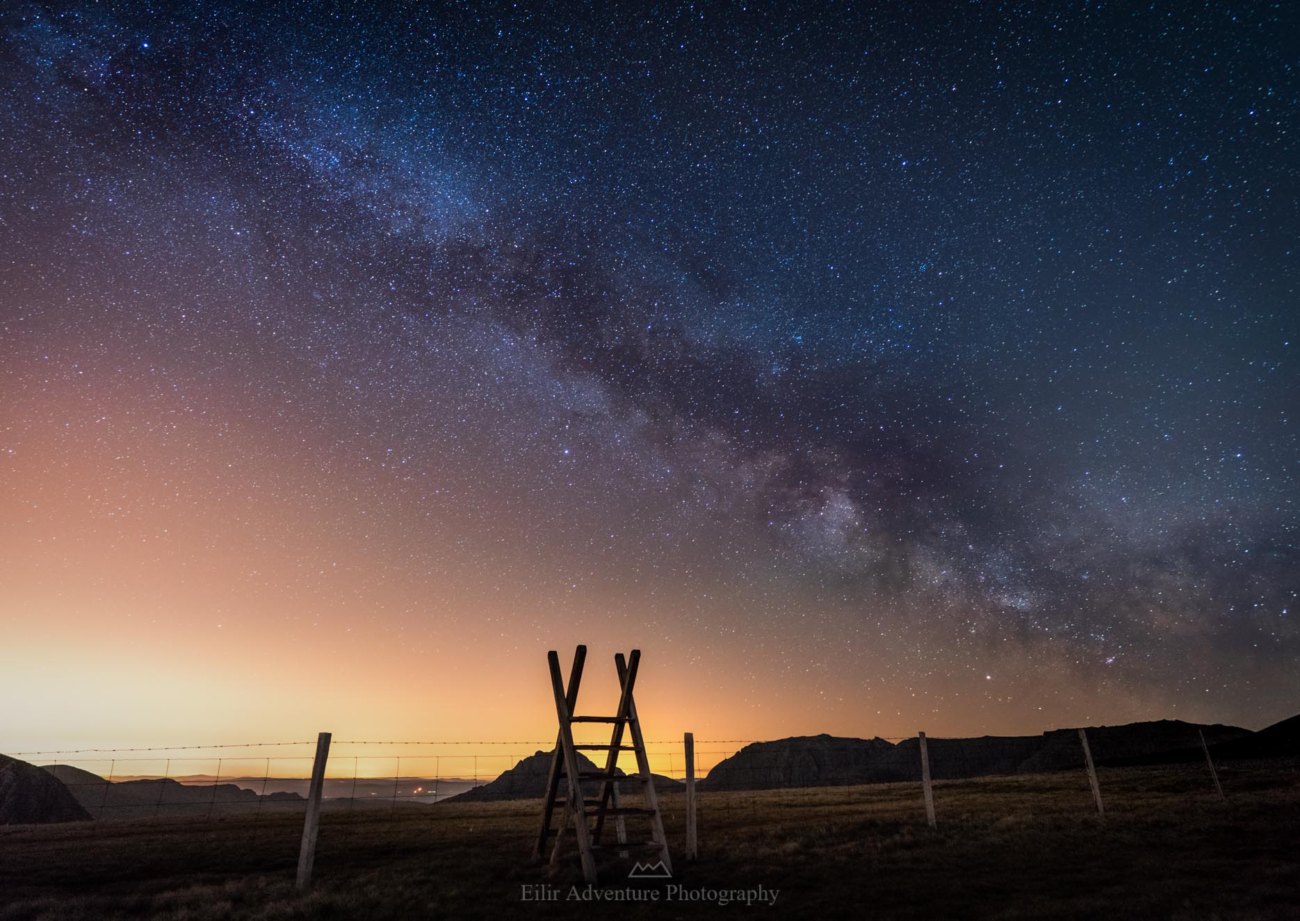 Milky way from Foel-Goch-.JPG