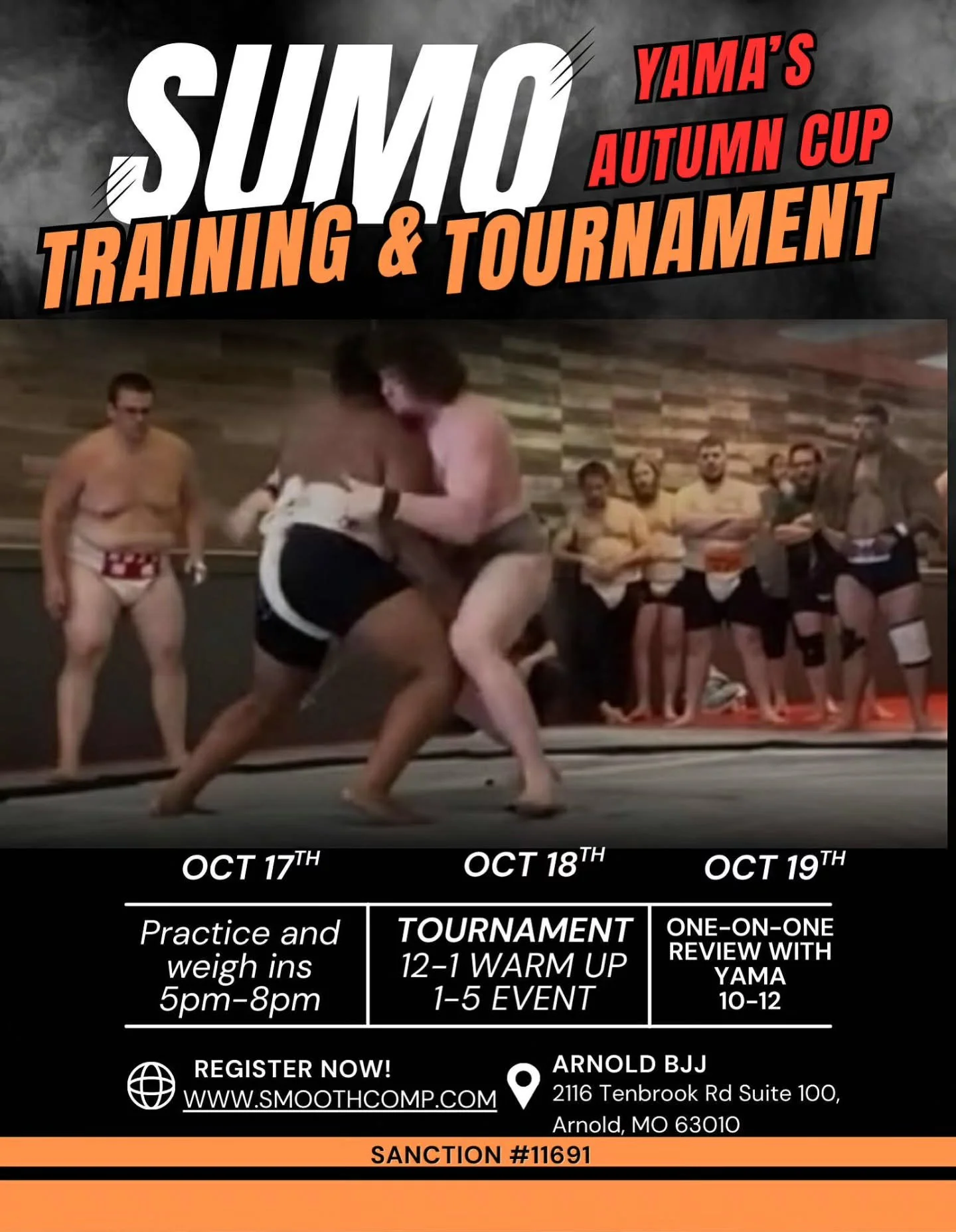 Join @show_me_sumo_club for an immersive weekend of sumo, led by former professional sumo wrestler Coach Yama! This is your chance to see how your skills translate in the sumo dohyo or build on your technical sumo knowledge under Yama's watchful eye.