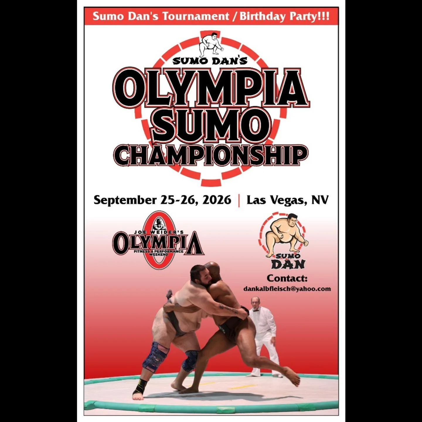 Sumo Dan's Olympia Sumo Championship 2026