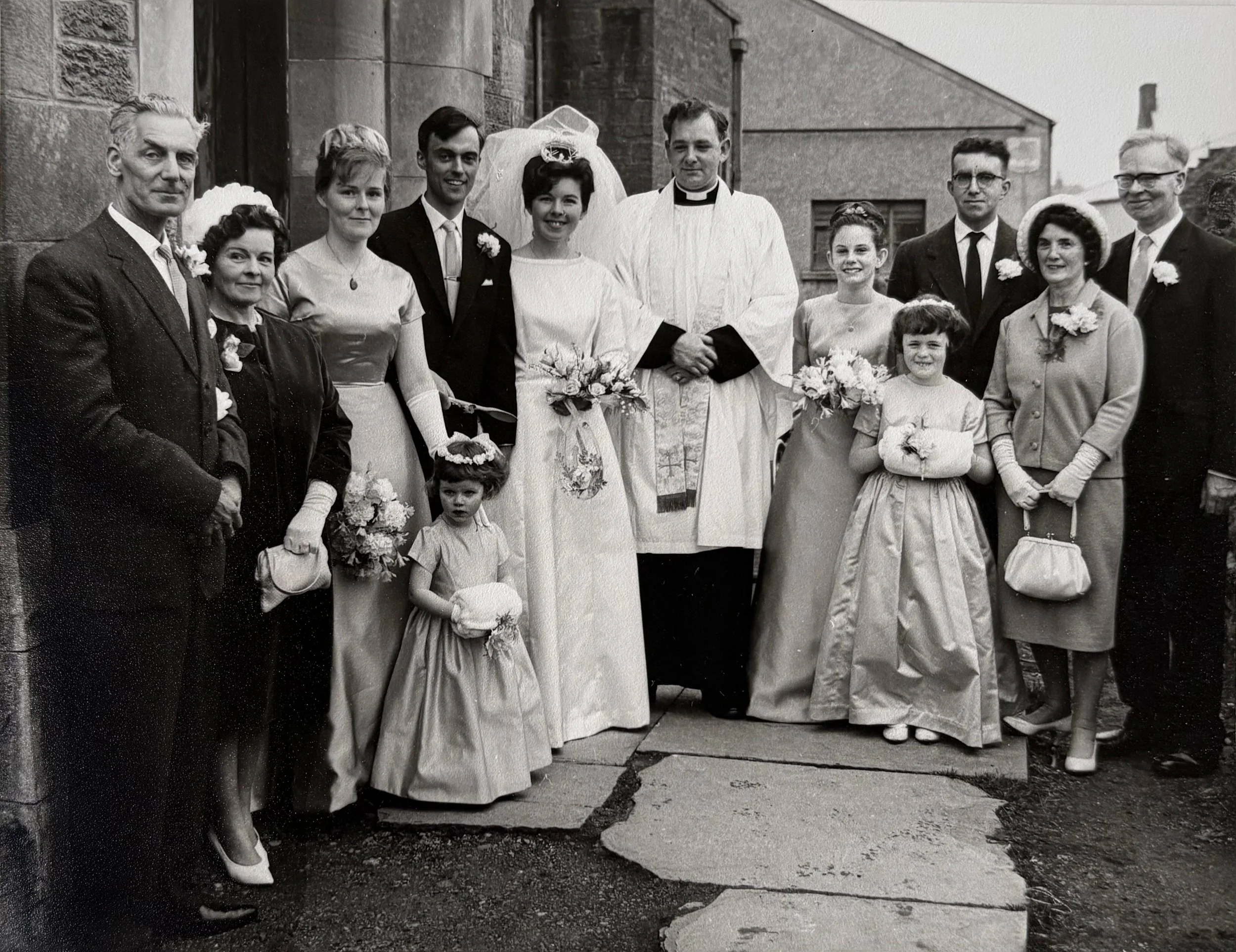 Old wedding photo. Aberdeen and Aberdeenshire Photographer - Leticia Gaidon Bradford Photography - Corporate Photos - Headshots - Personal Brand - Image for Websites - Blog