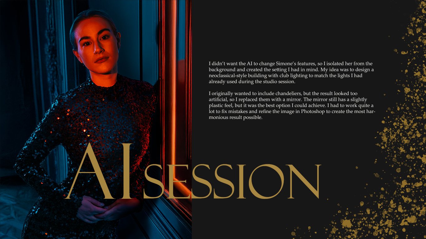Woman wearing a party dress in a neoclassical building. Aberdeen photographer - Leticia Gaidon Bradford Photography - Headshots - Personal Branding - Website Images - Content Creating - Social Media Images - Professional and Corporative Profile