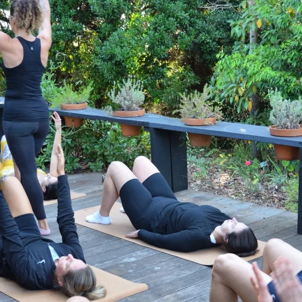 Wedding morning Pilates