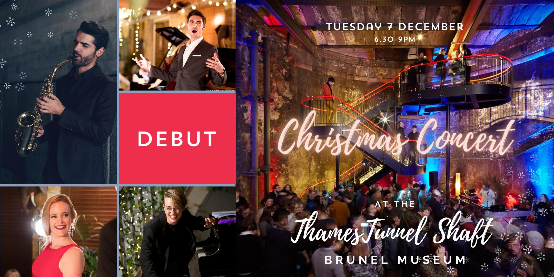 DEBUT Christmas Concert at Thames Tunnel Shaft, Brunel Museum