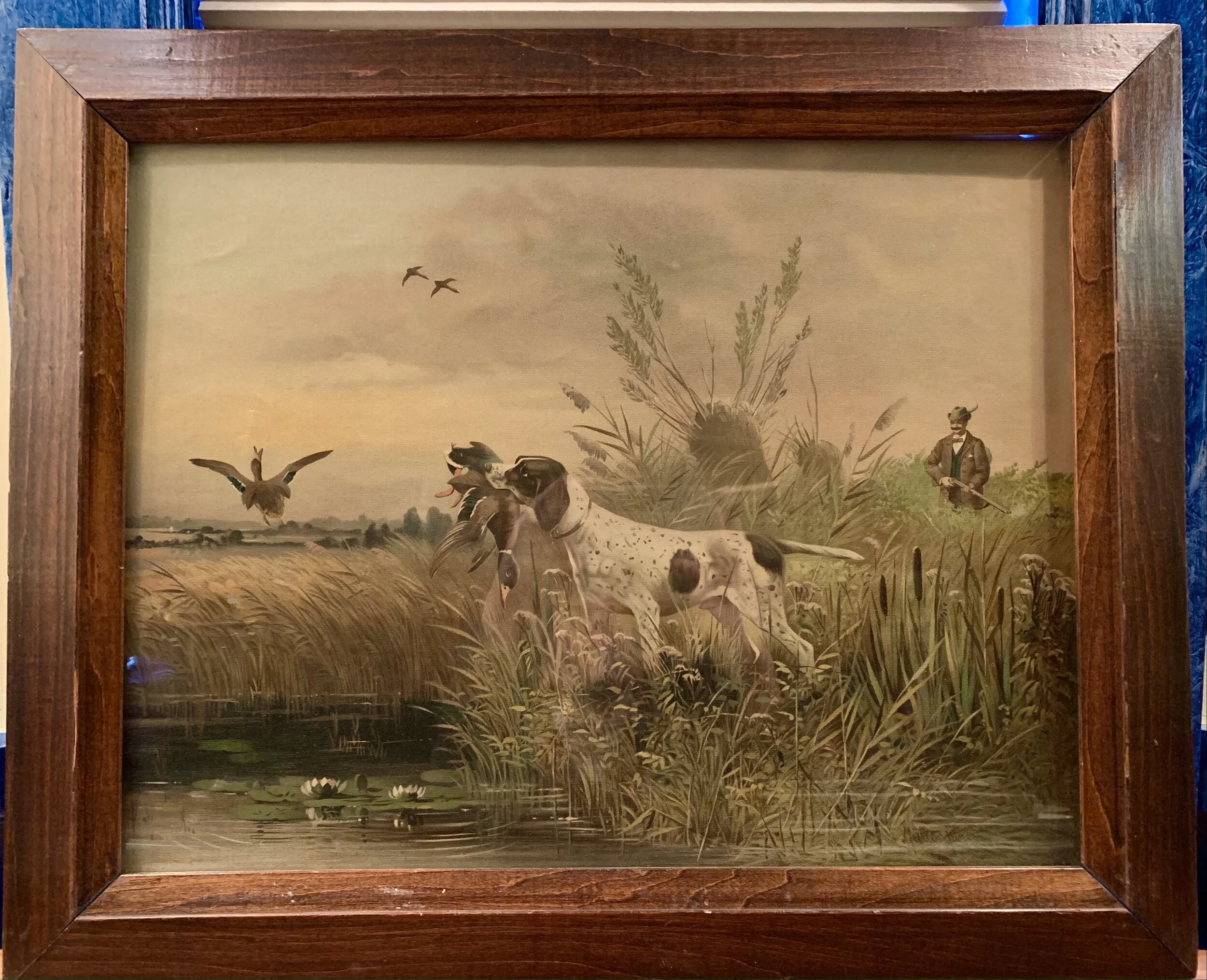  Chromolithograph by hunting painter Muller jun  $250.00 (A-5) 