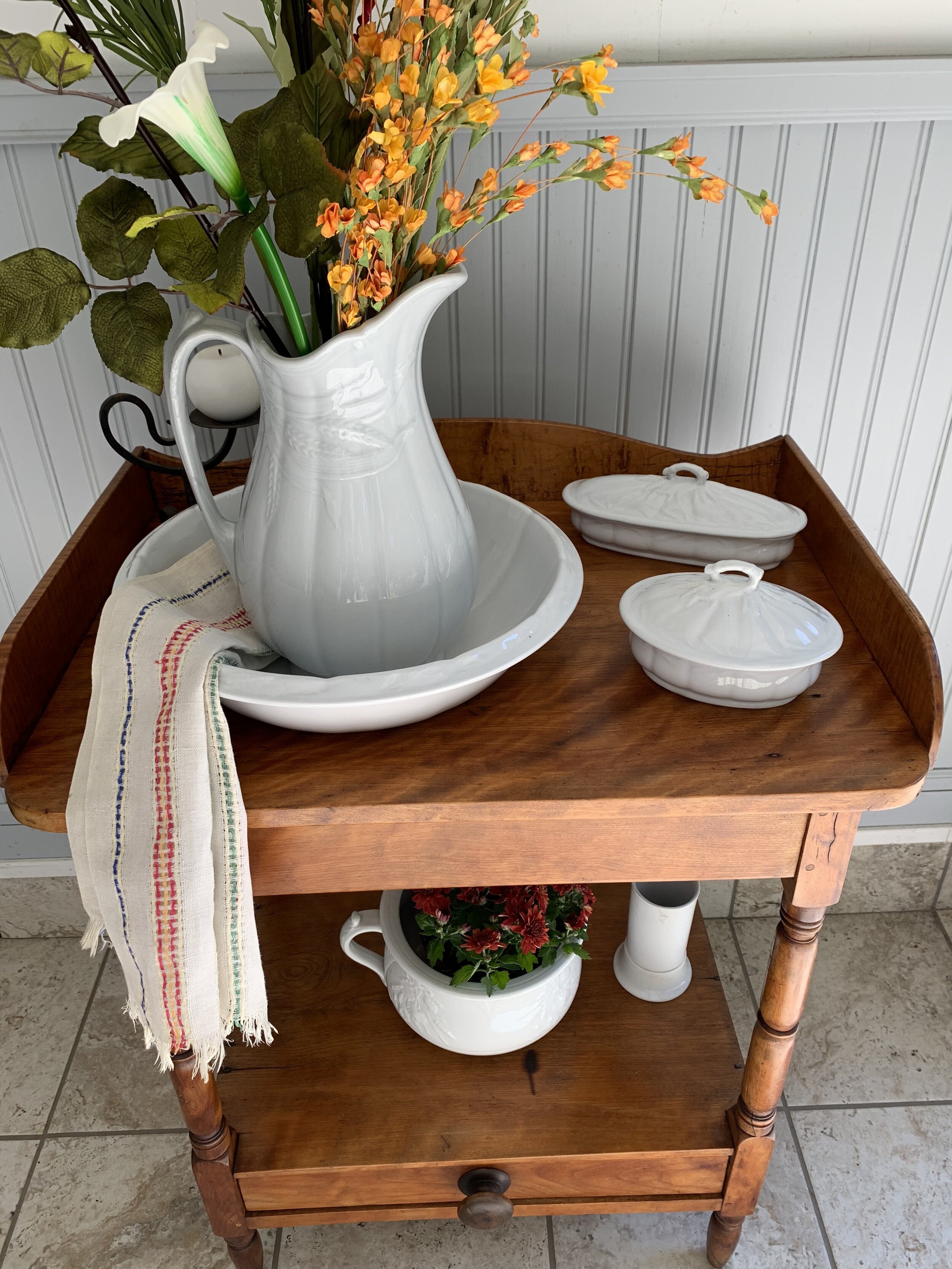 Wheat Bath Set pieces