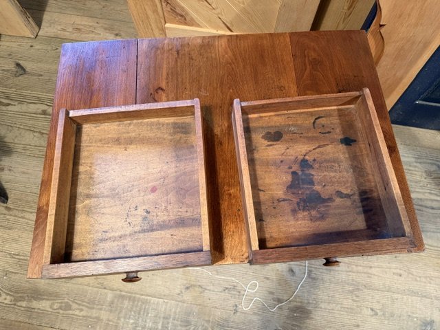  Drawers measure: outside - 12 1/2” w x 14 1/2” d — inside- 11 1/2”w x 13” d.   