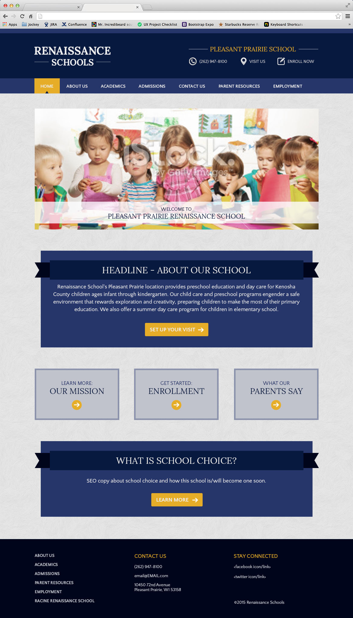 early site design
