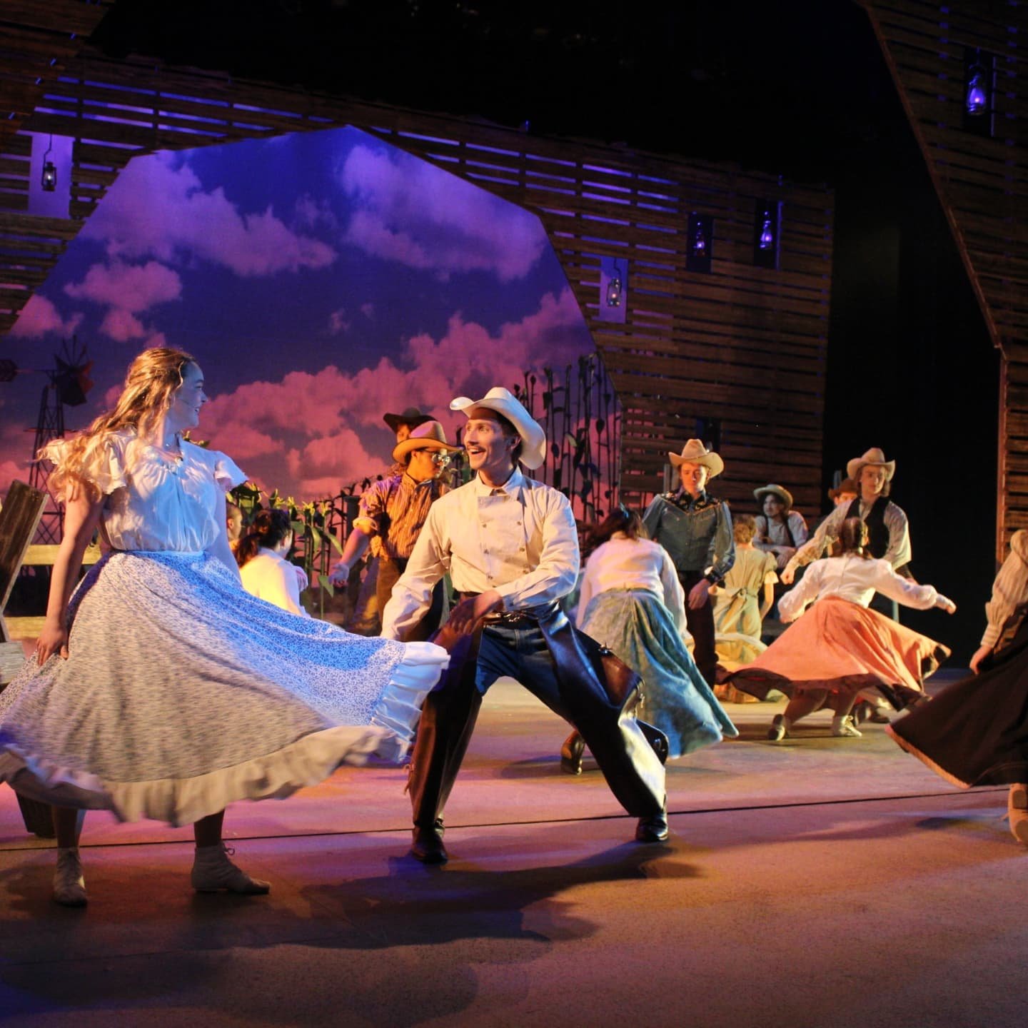 Happy closing to Oklahoma at Frances Frazier Comstock Theatre 🤠 Fourth musical as technical director at Concordia
Production photo by Ross Motter