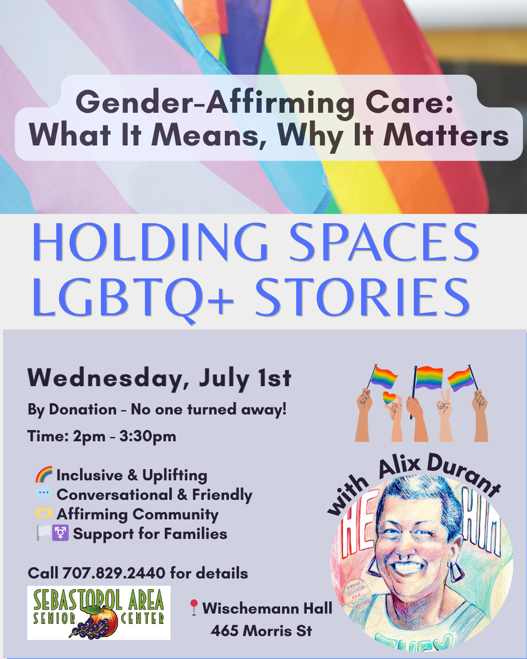 🌈 Holding Spaces: Gender affirming Care - What it Means and Why it Matters