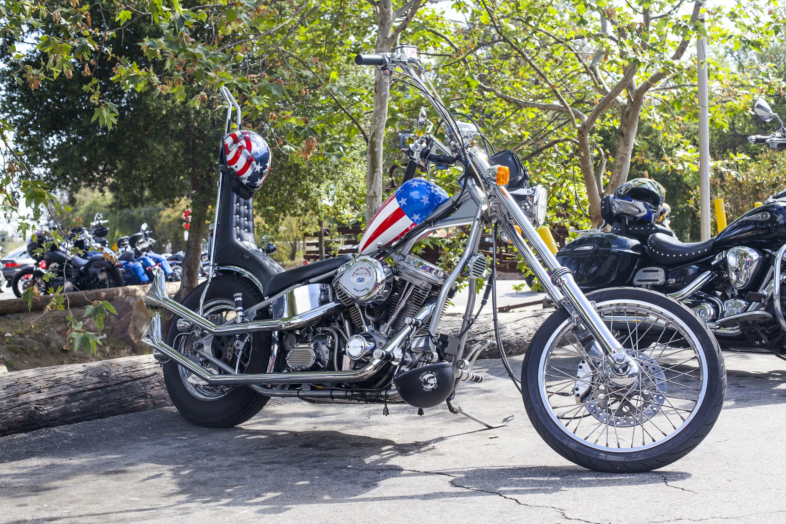 Captain America. Cook's Corner, Trabuco Canyon. CA