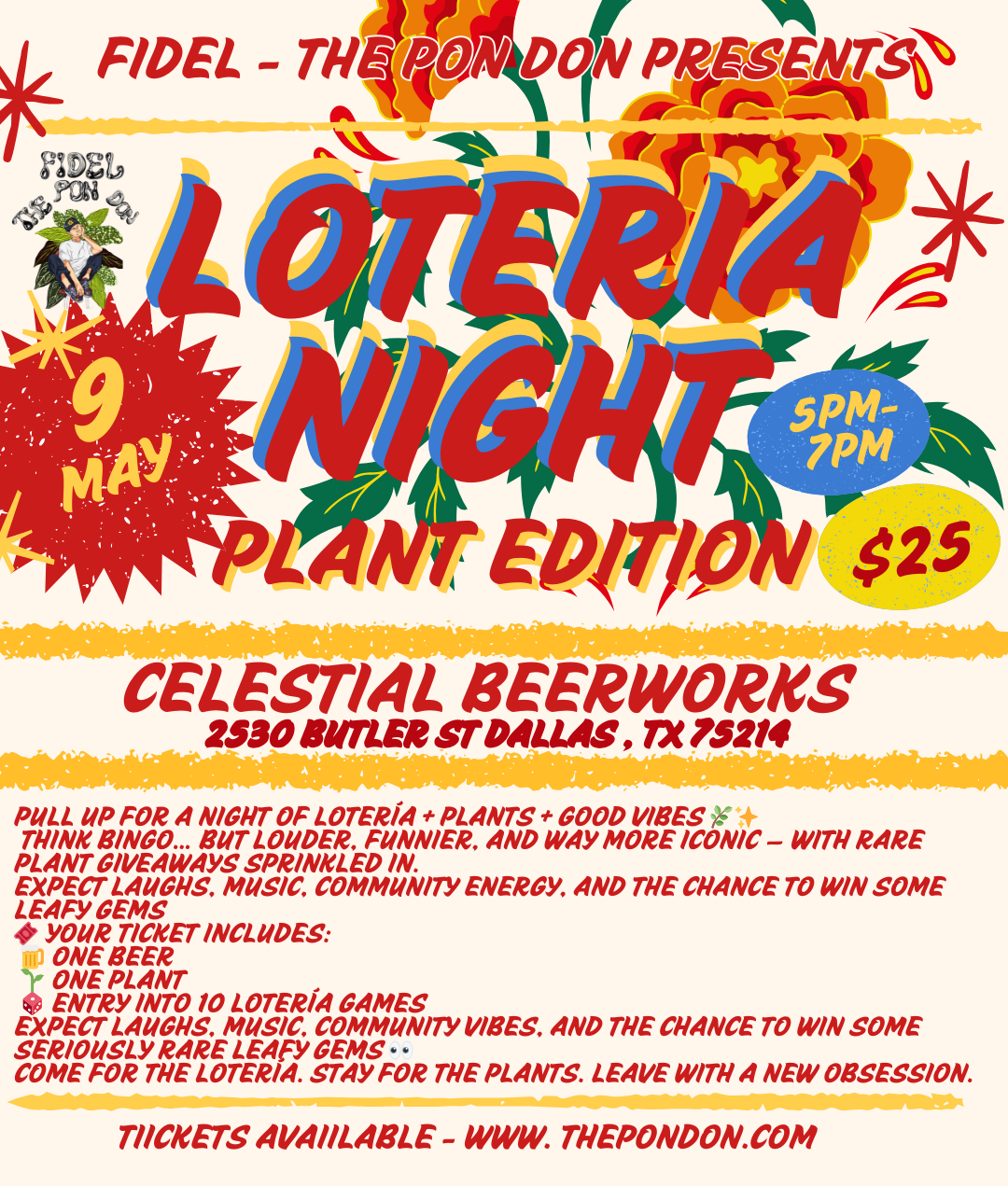 Loteria Night - Plant Edition