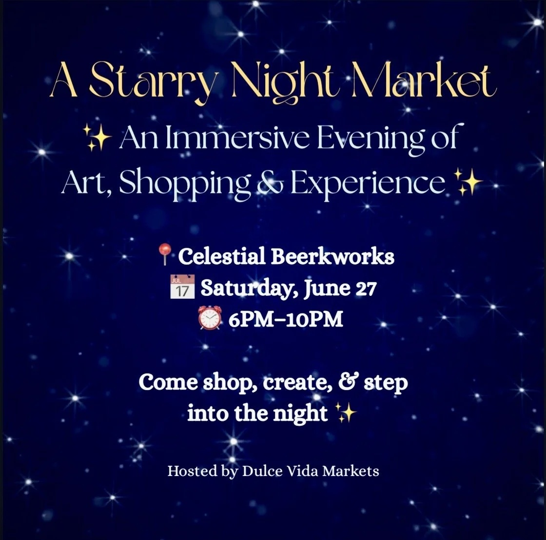 A Starry Night Market