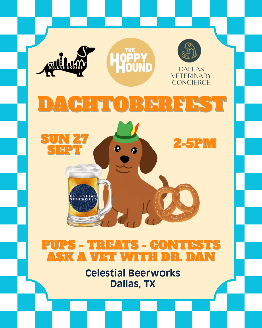 PAWTRICIA DACHTOBERFEST + Dog Days w/ Dr. Dan: Monthly Pop-Up Vaccine Clinic