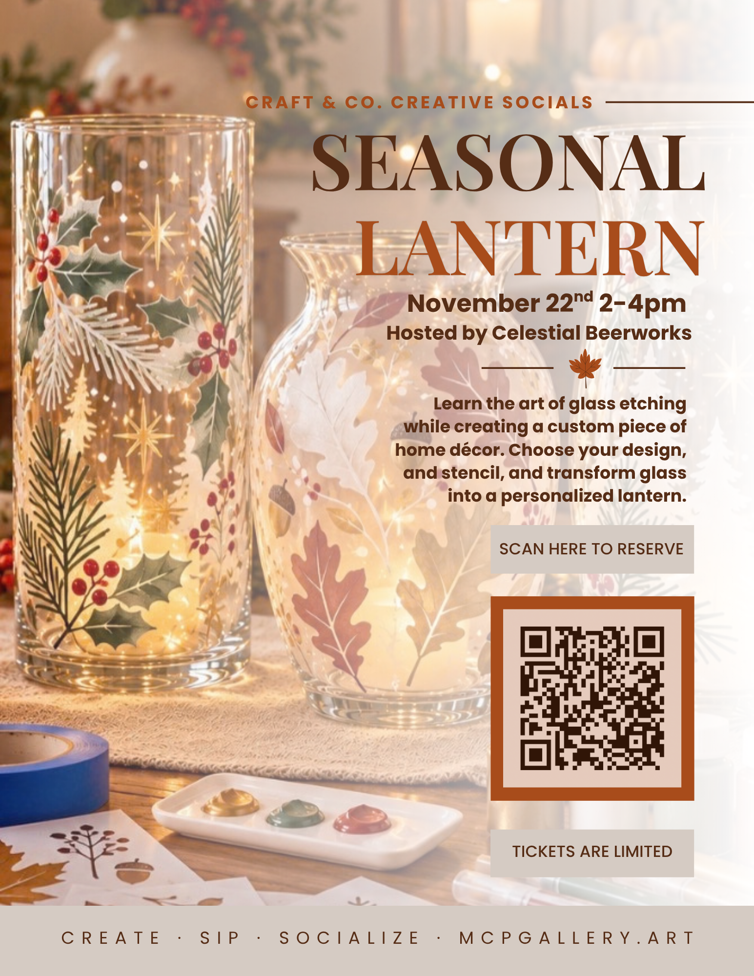 Seasonal Lanterns w/ Craft & Co.