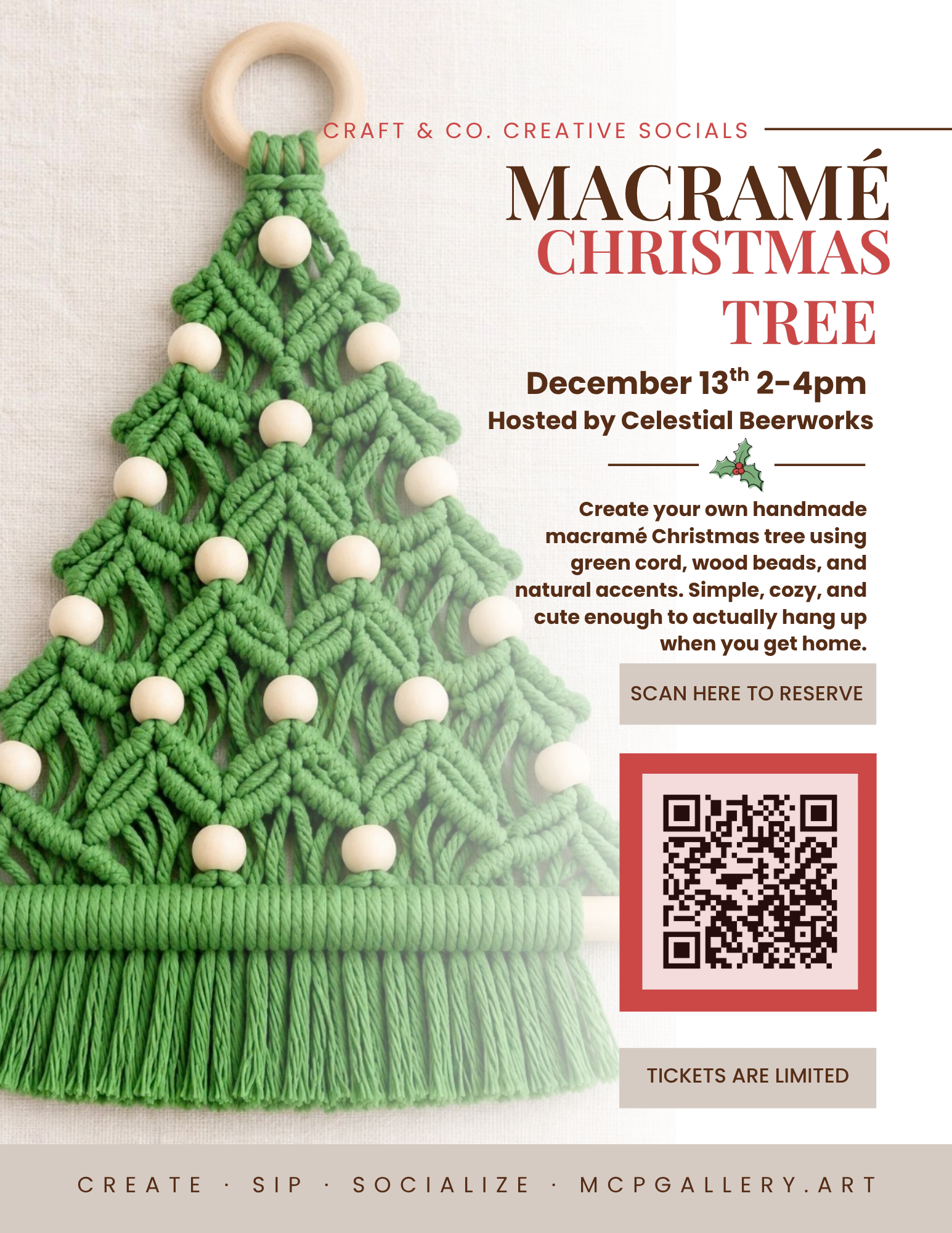 Macramé Christmas Tree