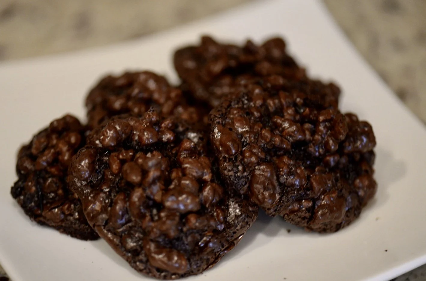 Flourless Chocolate Fudge Cookies