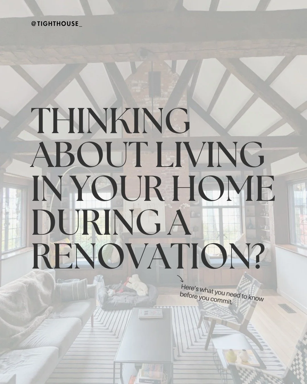 Living in your home during a renovation isn&rsquo;t impossible.
But it is a very different experience than most people expect.

The disruption can be managed.
The key is planning for it early.

Before construction starts, there are a few conversation
