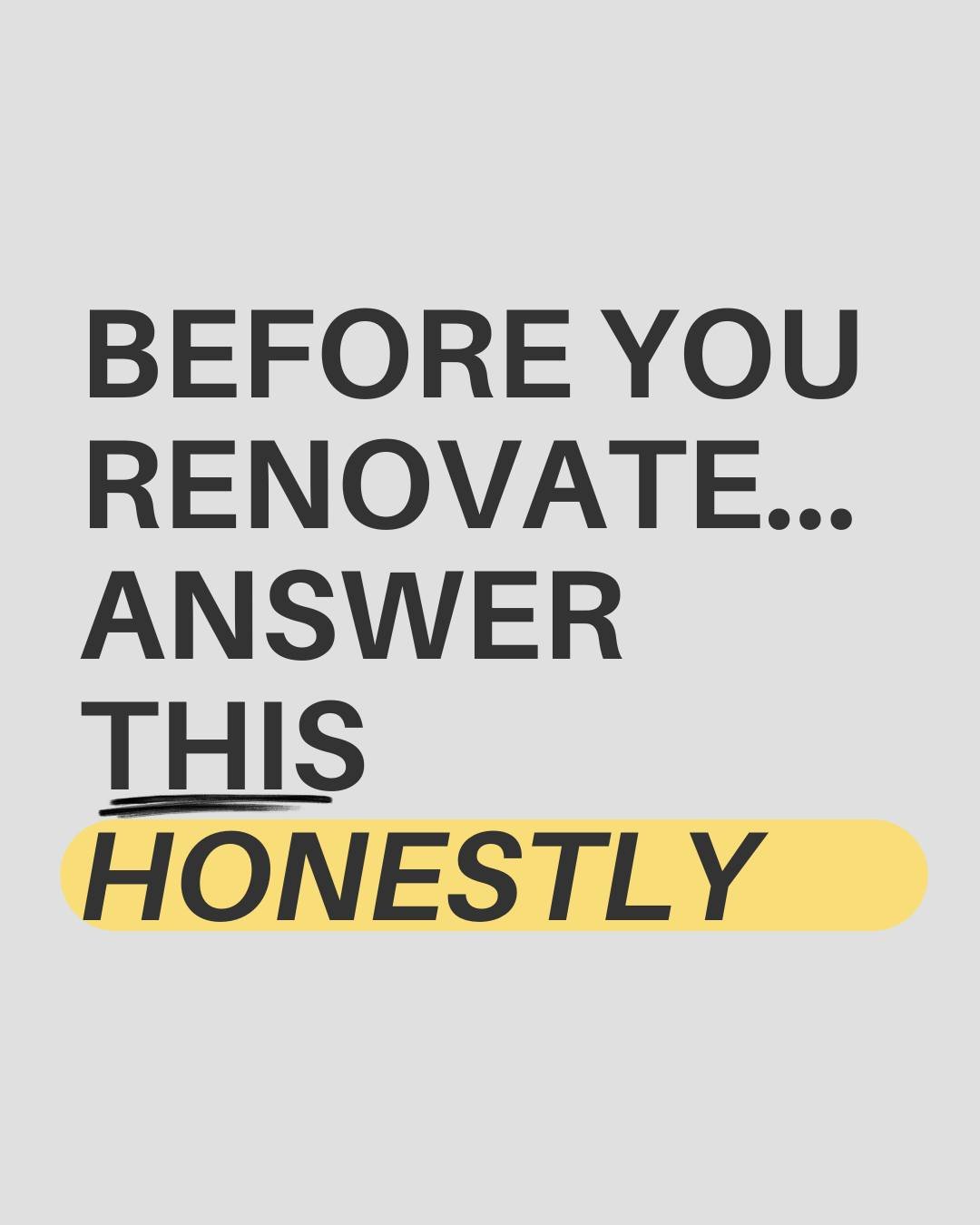 Thinking about renovating&hellip;
but not really sure where to start?

You&rsquo;ve got ideas.
Screenshots.
Saved posts.
A vague sense that your house isn&rsquo;t working anymore.

But also&hellip;

You don&rsquo;t know
&bull; who you&rsquo;re suppos