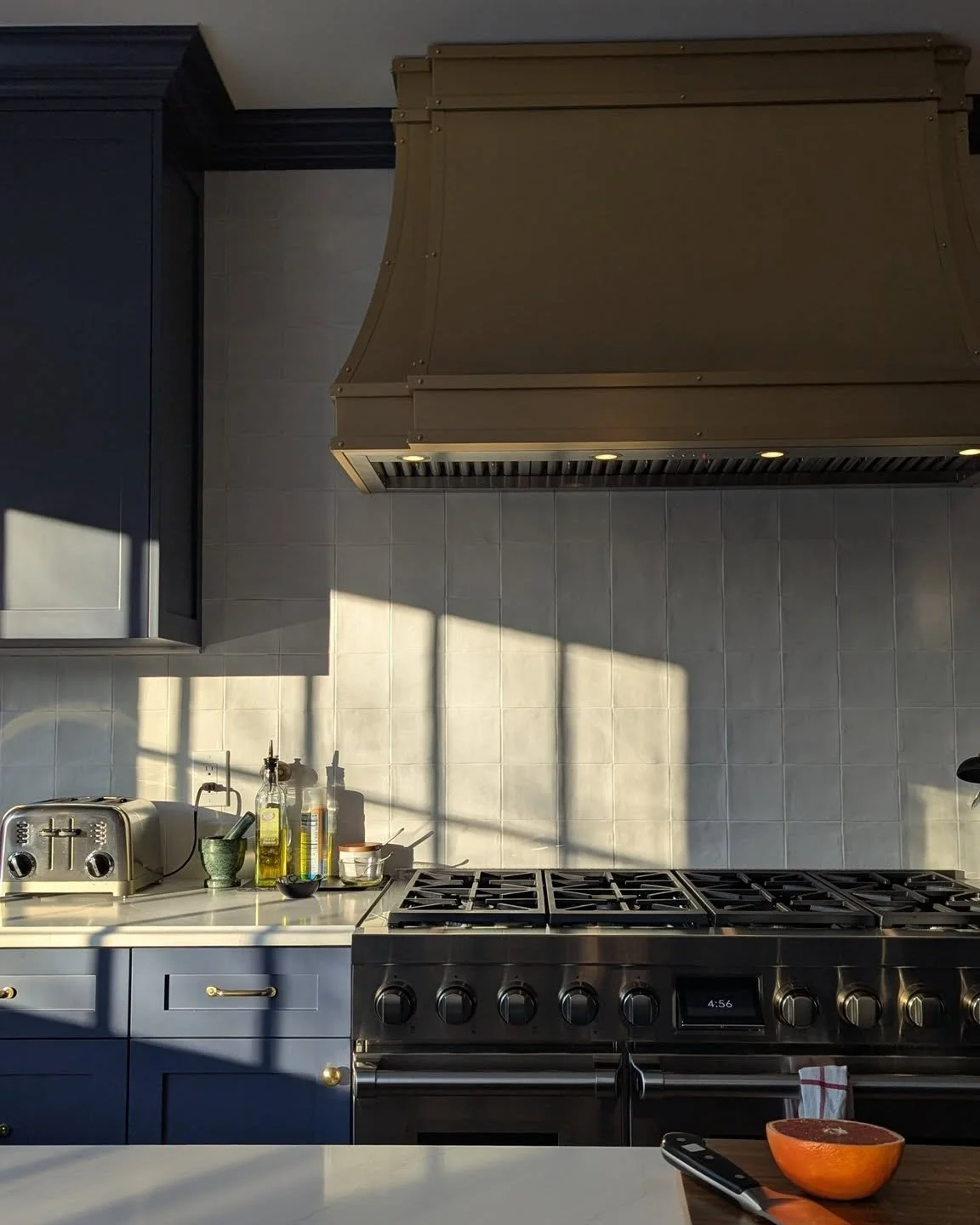 I couldn't help but share this lived-in shot from the Kinstead project.

I recently visited the homeowners, and seeing how they're using the space felt like validation of our entire process.

Here's what I saw:
A vacuum tucked behind the pantry door&