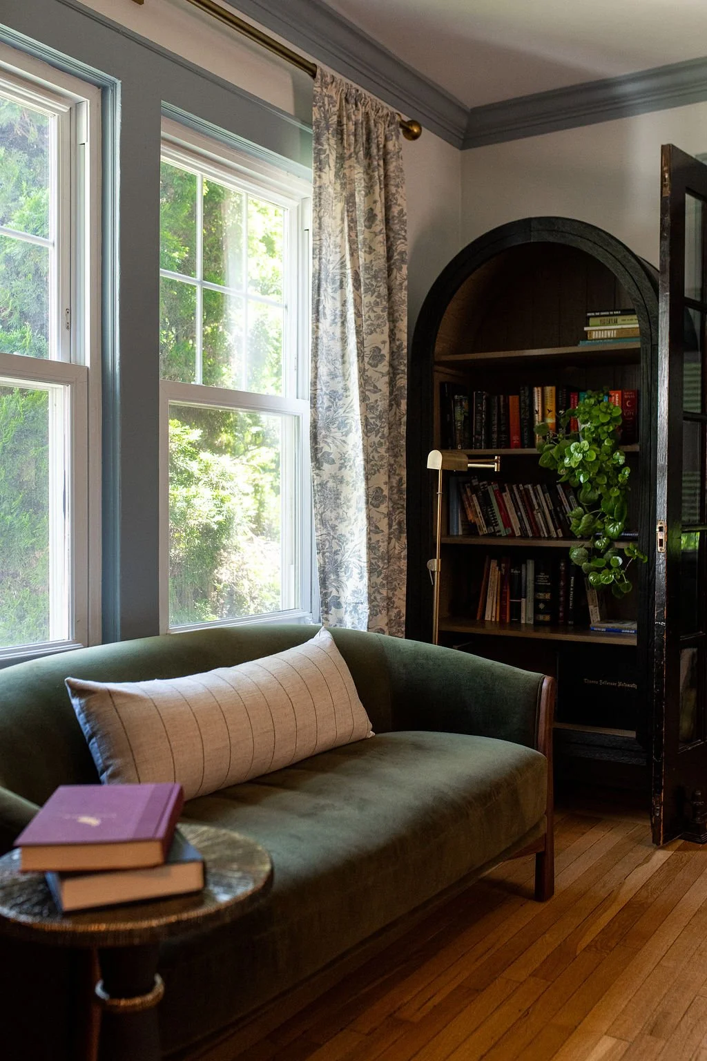  This corner of the living room didn't need to change structurally, but working through the furniture layout with the family (their kids included) turned it into a cozy reading spot bathed in weekend morning light. Sometimes the biggest improvement i