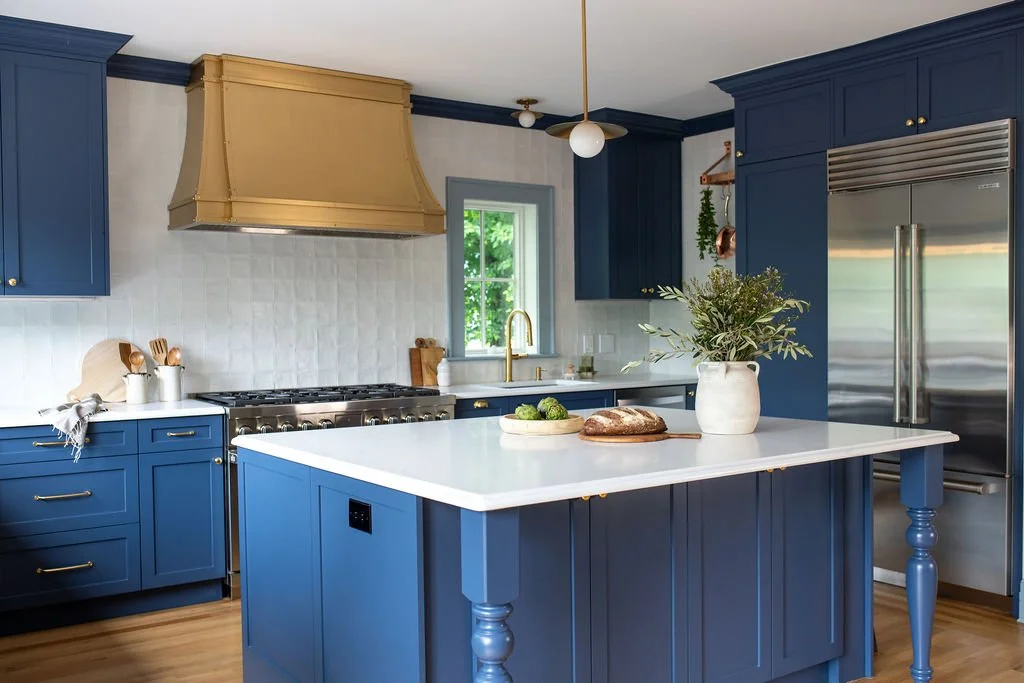 Making this kitchen feel like it had always belonged to the house, rather than like an addition, was one of the family's biggest goals for the whole project. Getting there took this same level of attention in every corner of the room. 
