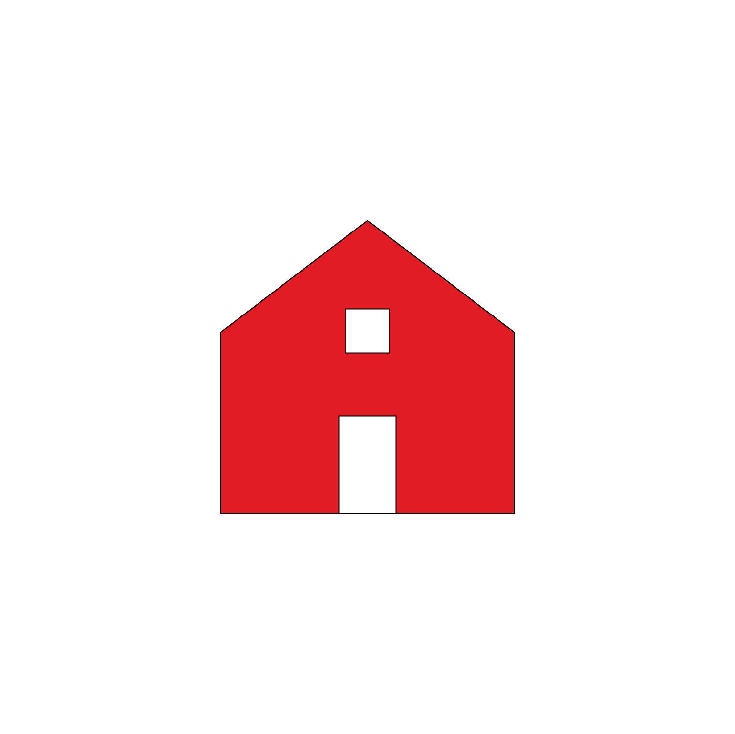 Greek Revival Concept Red