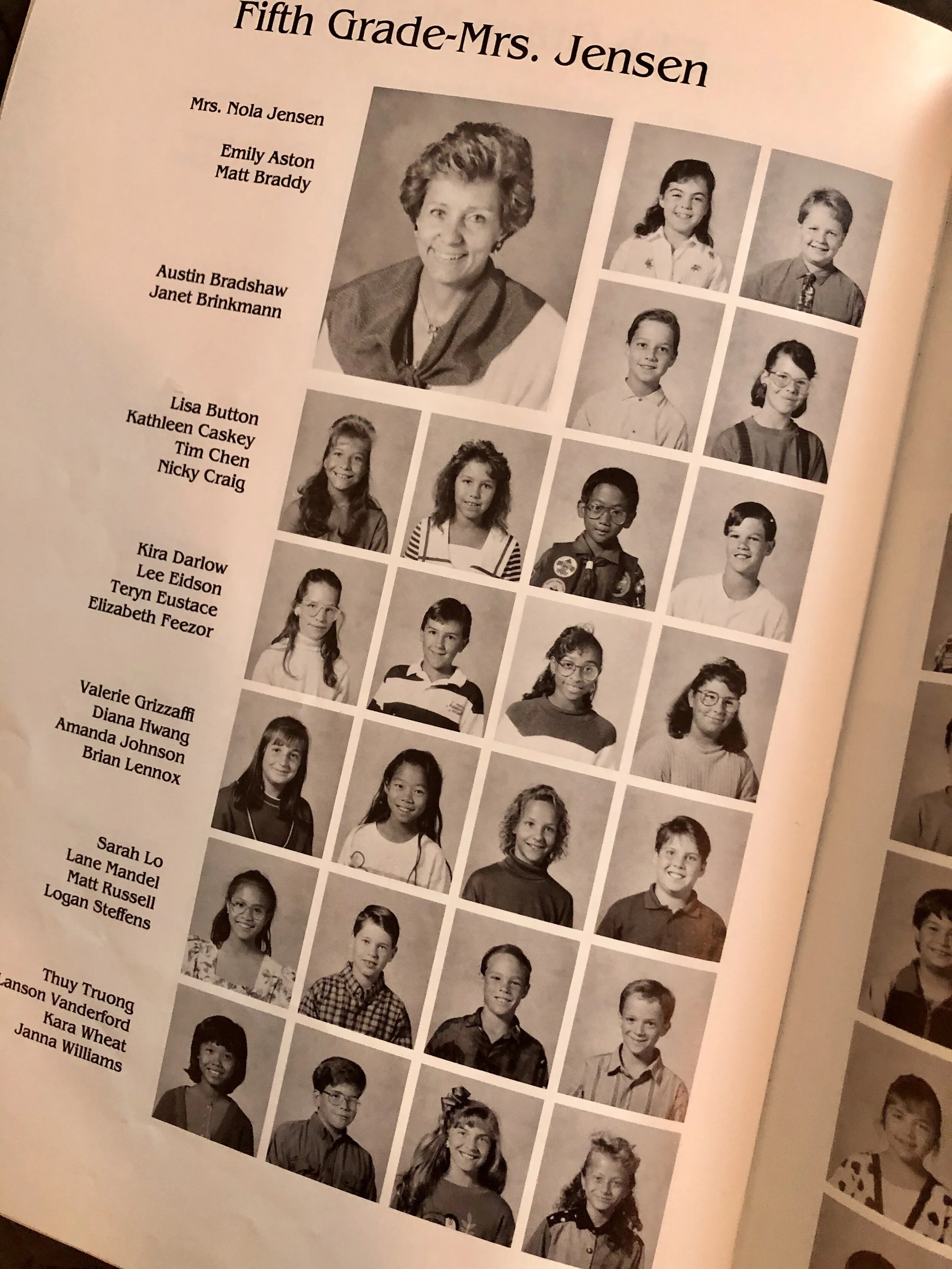 Did I Peak in Fifth Grade?